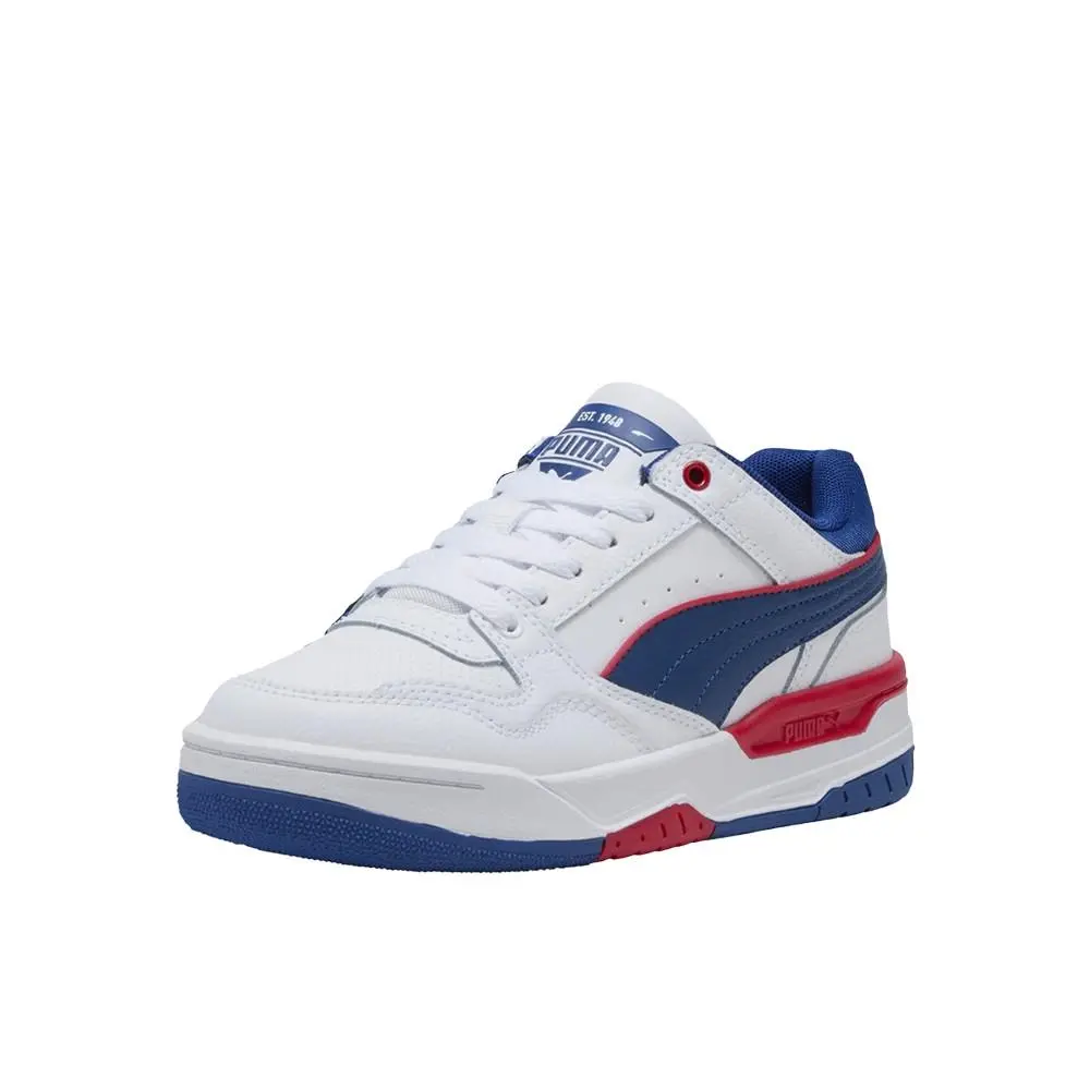 Puma shoes - PUMA Rebound Retro Lace Up  Youth - 40156403 - White (UPC: 197673878422) 0