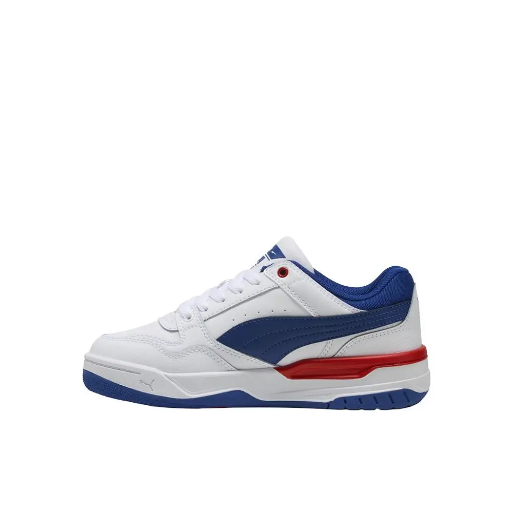 Puma shoes - PUMA Rebound Retro Lace Up  Youth - 40156403 - White (UPC: 197673878422) 1