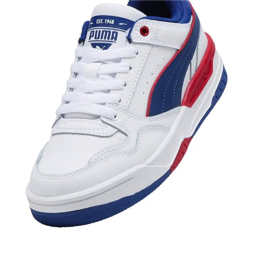 Puma shoes - PUMA Rebound Retro Lace Up  Youth - 40156403 - White (UPC: 197673878422) 4
