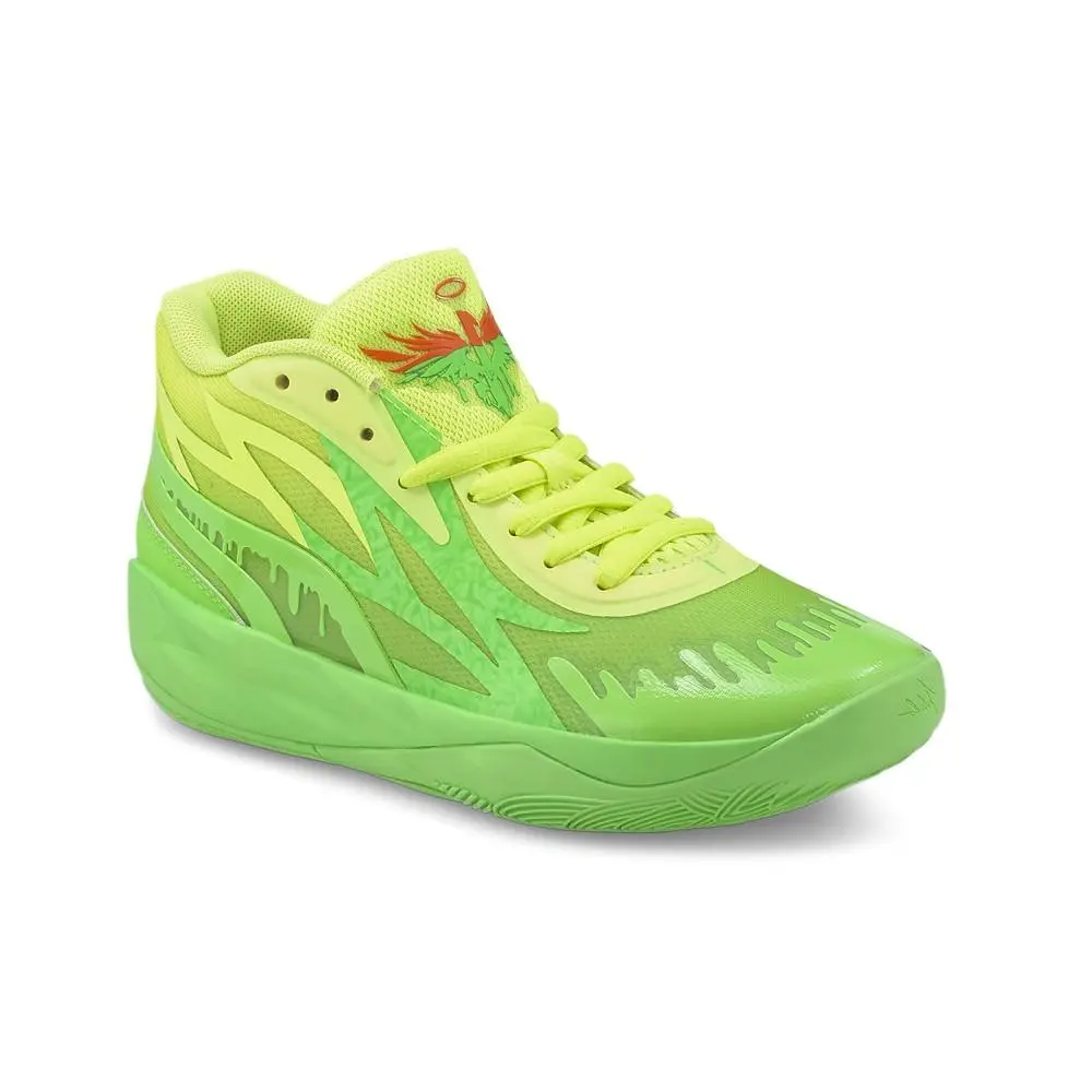 Puma shoes - PUMA Mb.02 X Slime Basketball  Youth - 37761001 - Green (UPC: 195552335127) 0