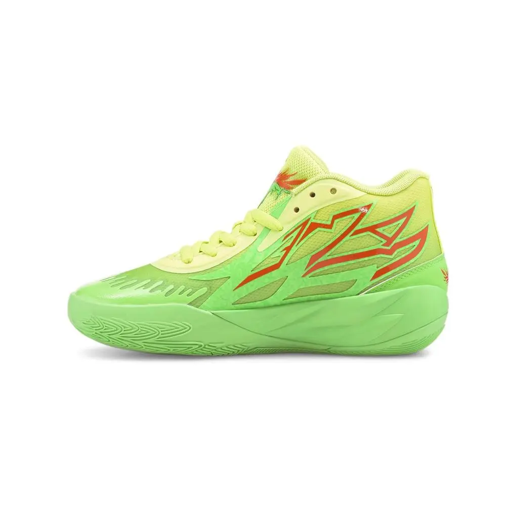 Puma shoes - PUMA Mb.02 X Slime Basketball  Youth - 37761001 - Green (UPC: 195552335127) 1