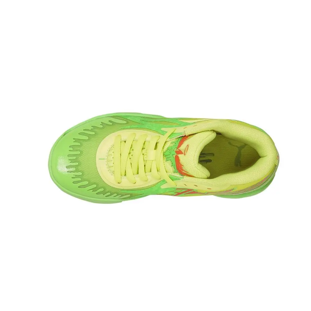 Puma shoes - PUMA Mb.02 X Slime Basketball  Youth - 37761001 - Green (UPC: 195552335127) 2