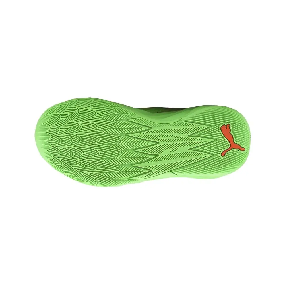 Puma shoes - PUMA Mb.02 X Slime Basketball  Youth - 37761001 - Green (UPC: 195552335127) 3