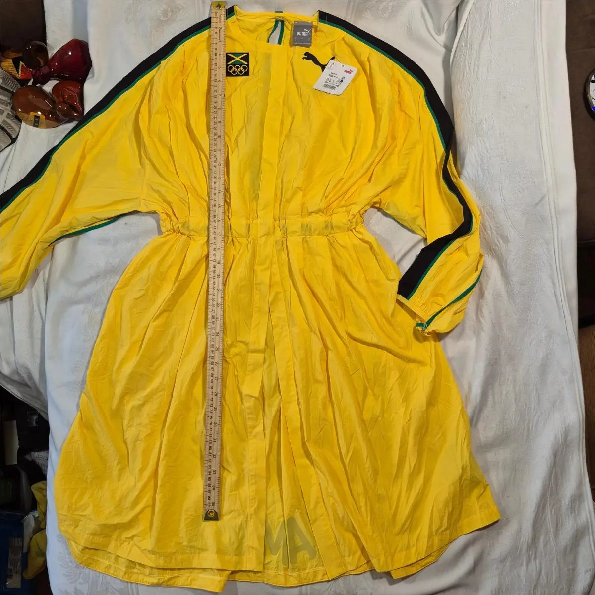 Puma x Jamaica Olympic Ceremony Dress Coat Small S Paris 2024 Track Cape W