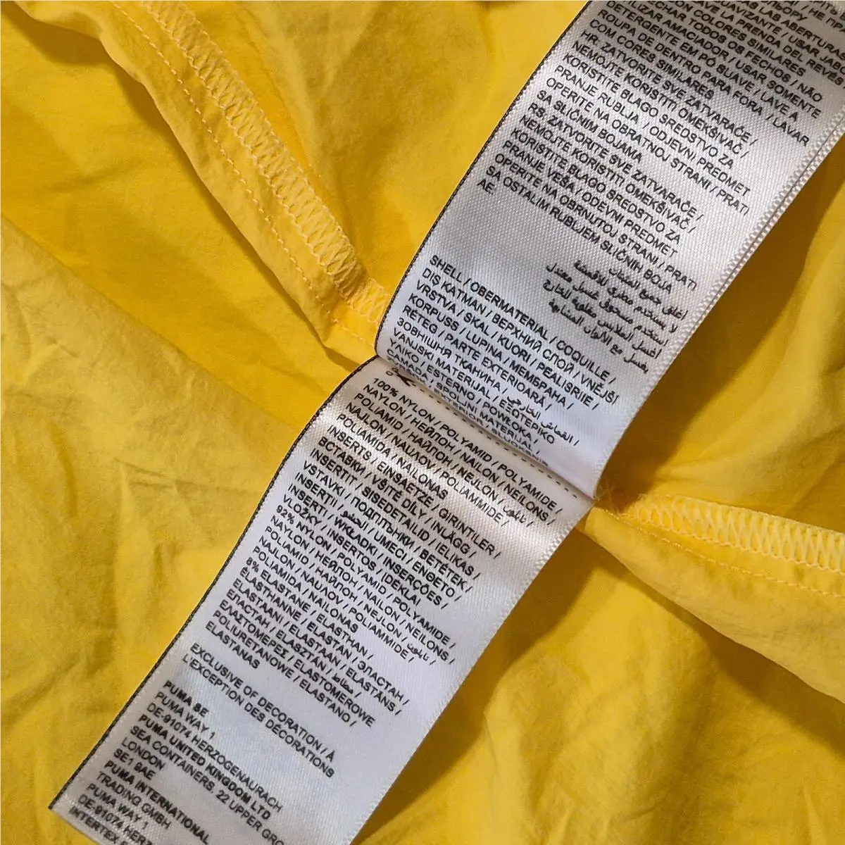Puma clothing - Yellow 10