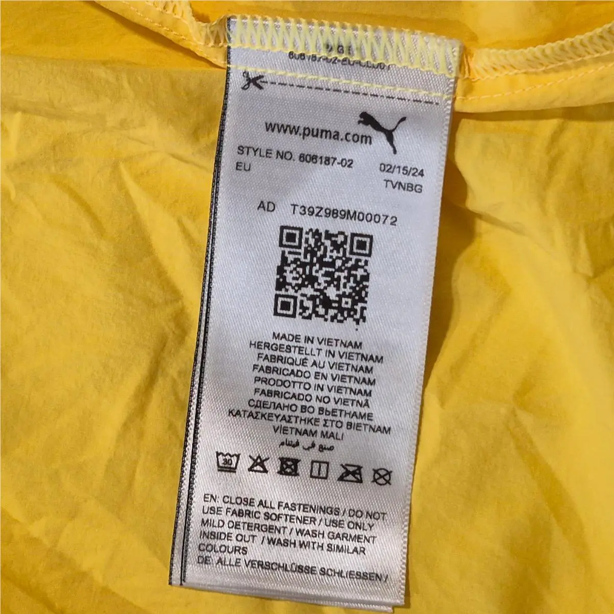 Puma clothing - Yellow 7