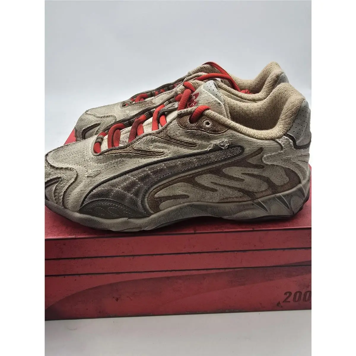 Puma shoes - PUMA A$AP ROCKY Inhale DSTRD CNVS - 401624-01 - Beige 0