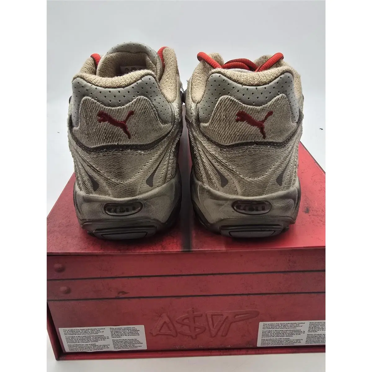 Puma shoes - PUMA A$AP ROCKY Inhale DSTRD CNVS - 401624-01 - Beige 2