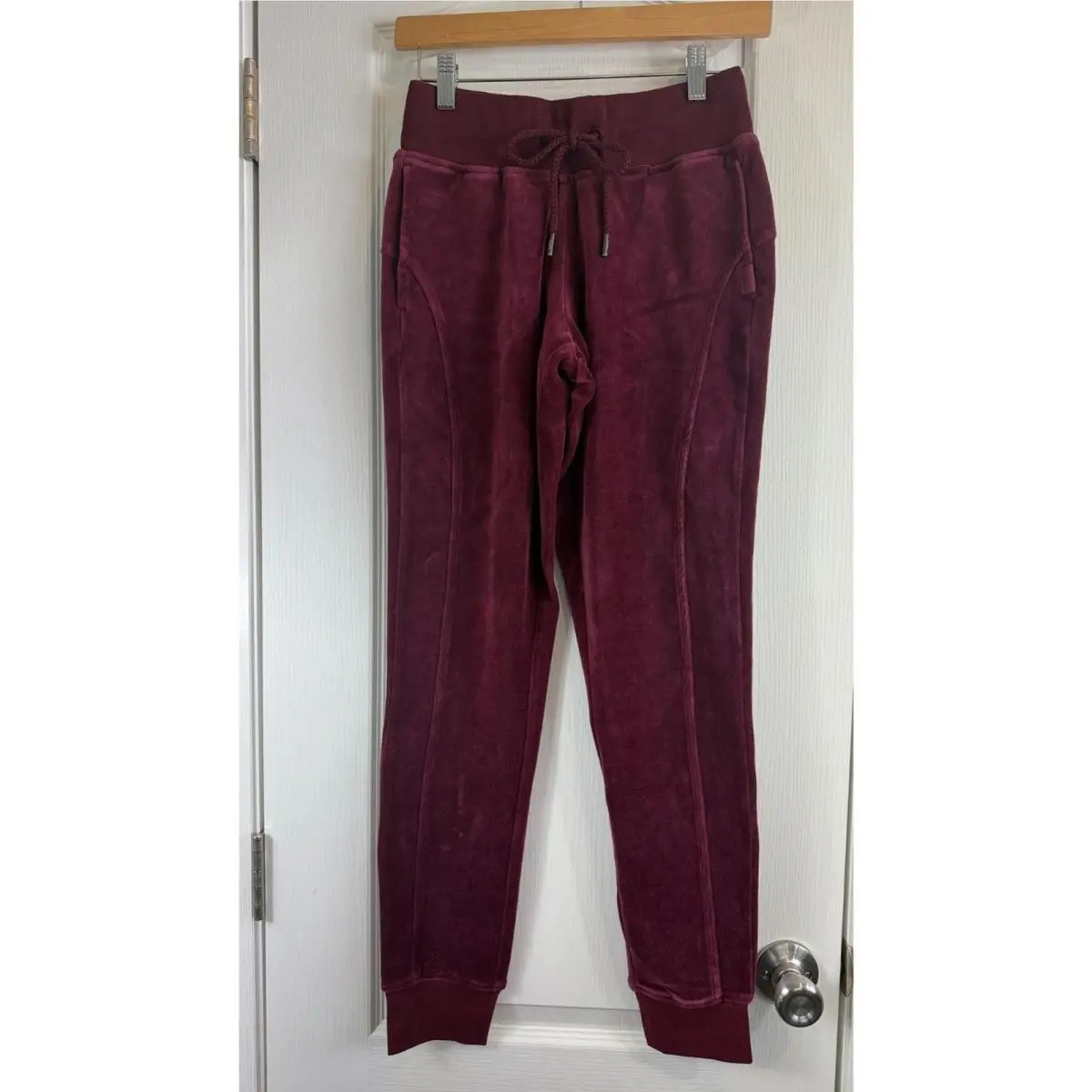Fenty  by Rhianna Women`s Velour Fitted Track Pants Tawny Port Size S by Puma