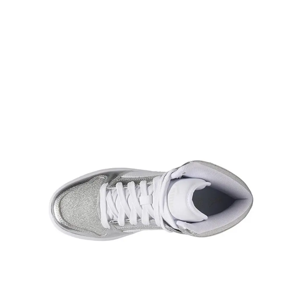 Puma shoes - PUMA Rebound Layup Glitz Plus Lace Up  Youth - 40656401 - Silver (UPC: 198555874389) 2
