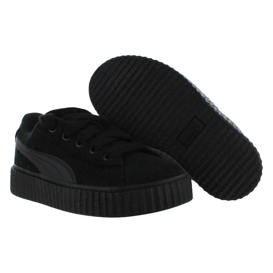 Puma Creeper Phatty Corduroy PS Boys Shoes Size 2 Color: Black