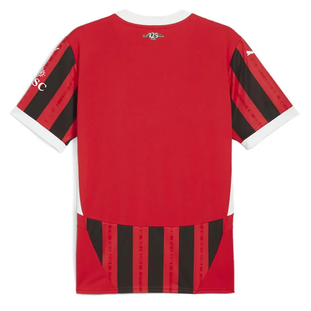 Puma clothing - PUMA Ac Milan Home Crew Neck Short Sleeve Soccer Jersey - 77497901 - Red (UPC: 197671238235) 1