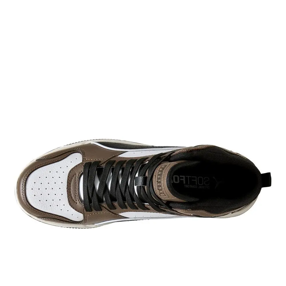 Puma shoes - PUMA Rebound Break Mid Lace Up - 40241308 - Brown, White (UPC: 198551582868) 2