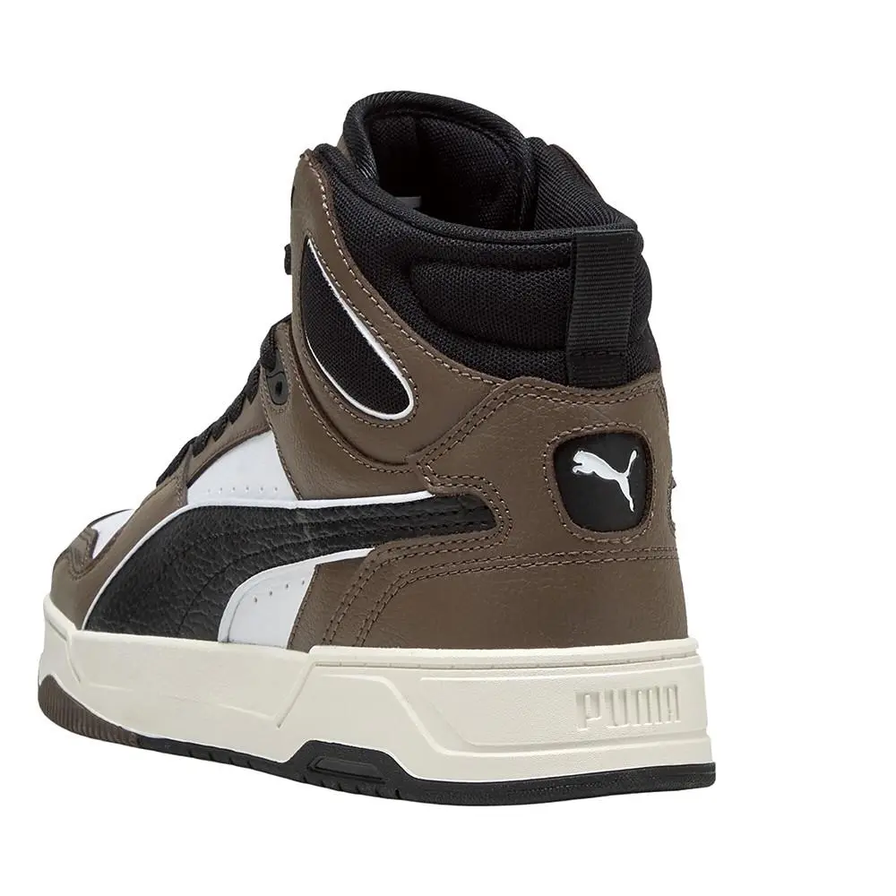 Puma shoes - PUMA Rebound Break Mid Lace Up - 40241308 - Brown, White (UPC: 198551582868) 5