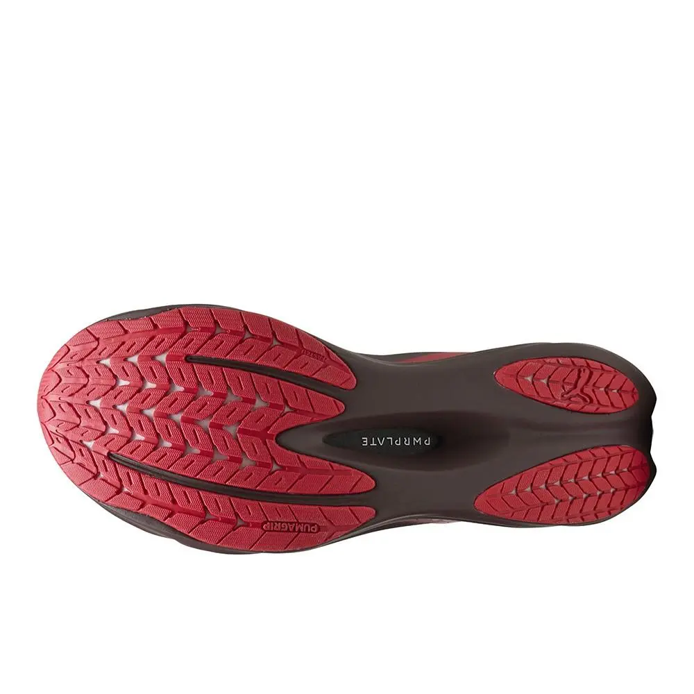 Puma shoes - PUMA Deviate Nitro 4 Check Lace Up Sneaker - 40630701 - Red (UPC: 198556652382) 3
