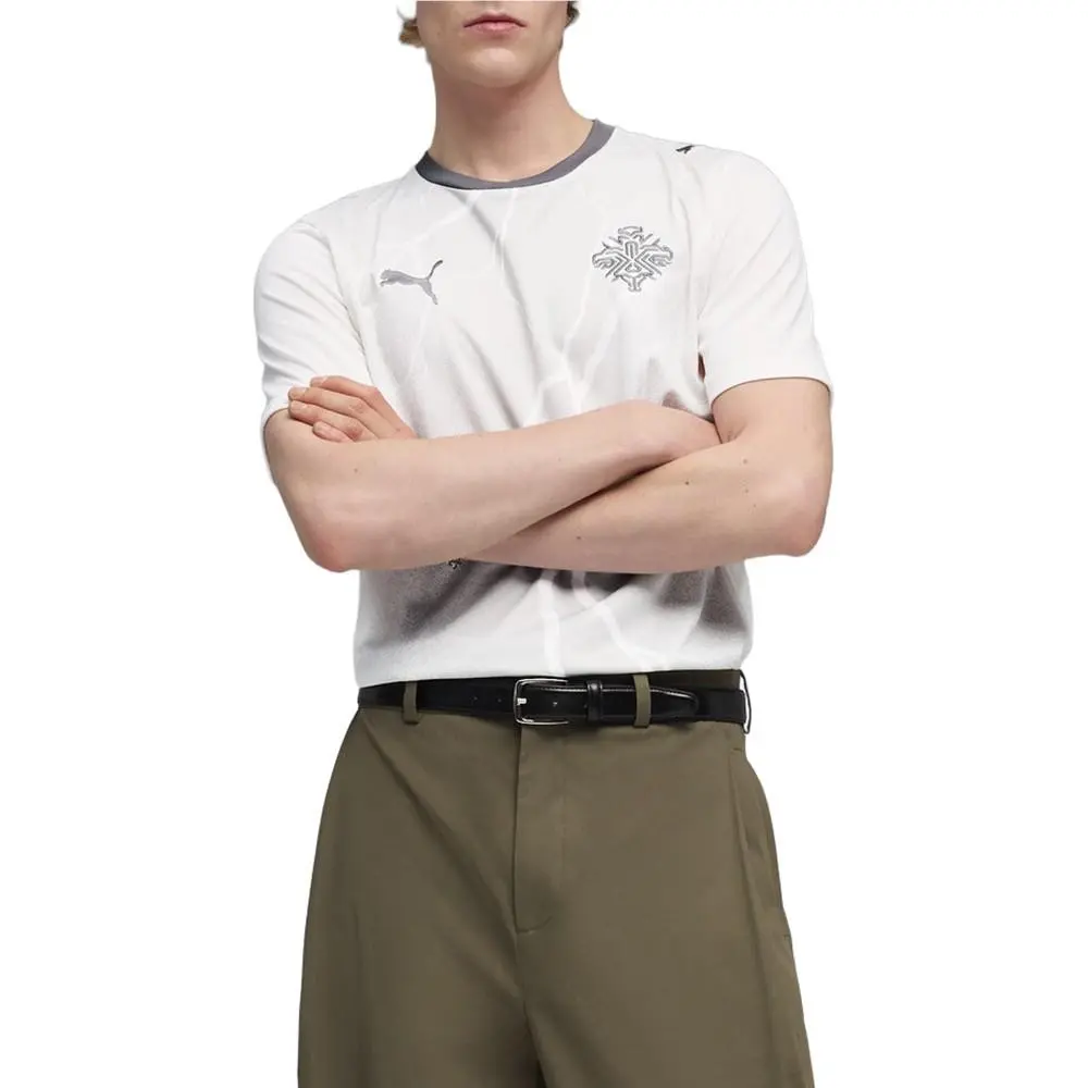 Puma clothing - PUMA Iceland Away Crew Neck Short Sleeve Replica Jersey - 78324202 - White (UPC: 199259355563) 1