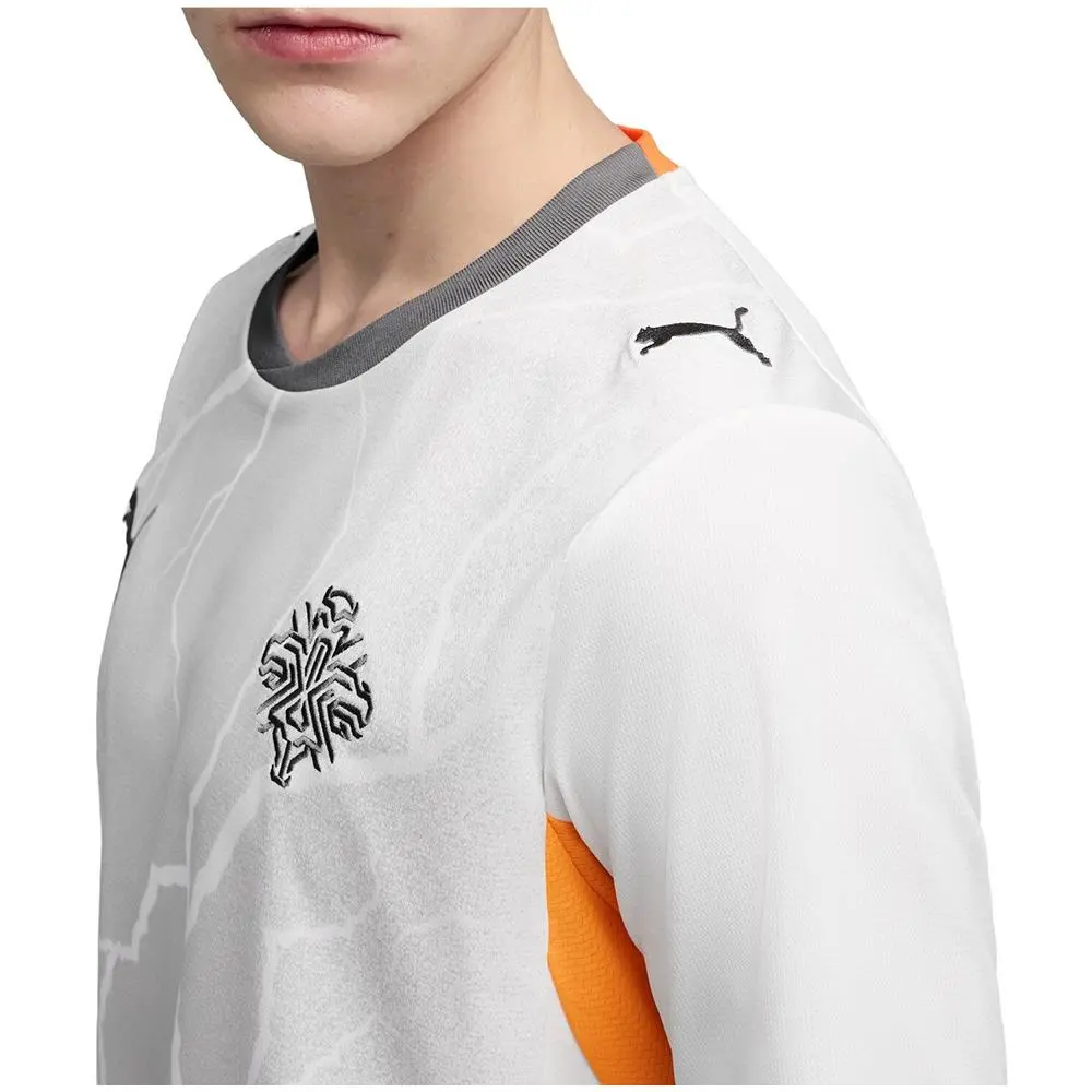 Puma clothing - PUMA Iceland Away Crew Neck Short Sleeve Replica Jersey - 78324202 - White (UPC: 199259355563) 3