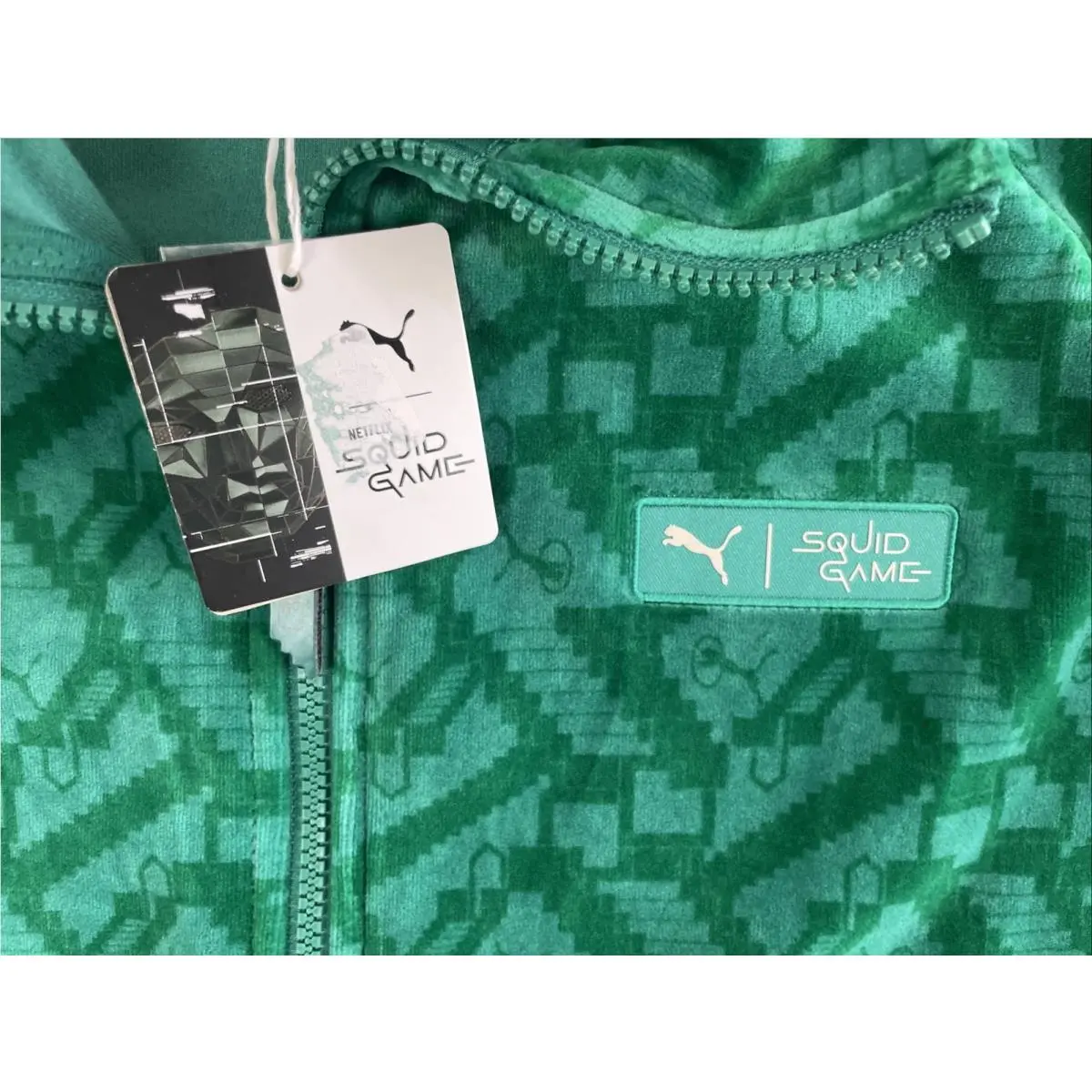 Puma clothing - PUMA SQUID GAME T7 Iconic - Green 1