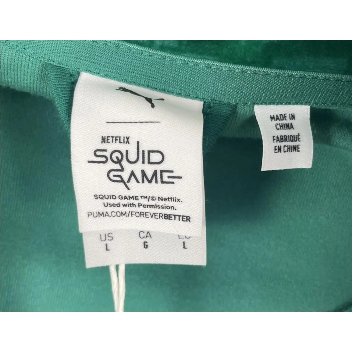 Puma clothing - PUMA SQUID GAME T7 Iconic - Green 5