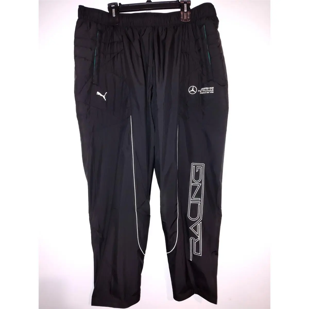 Puma Mens Mercedes-amg Petronas Formula One F1 Racing Track Pants Black Xxl