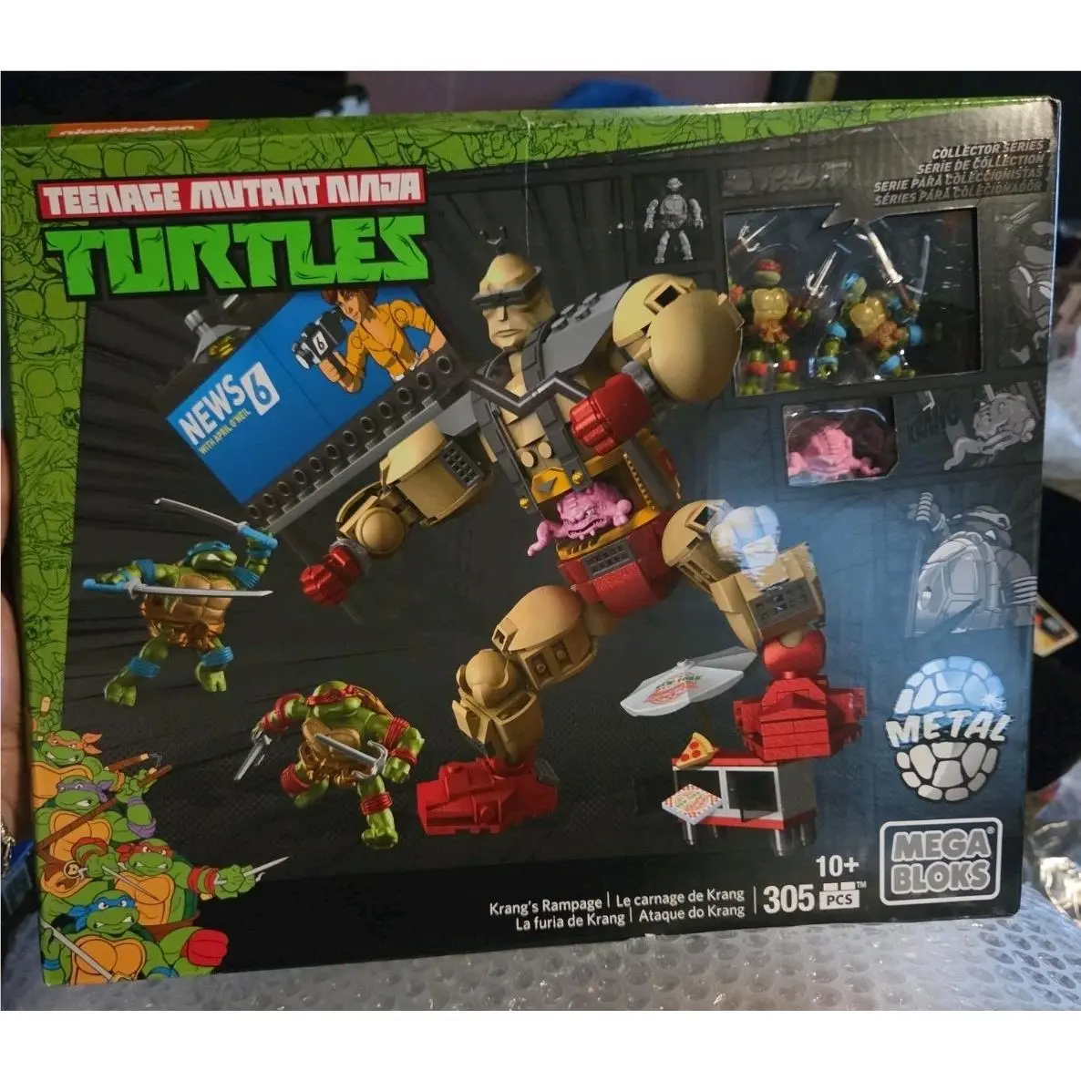 Mega Bloks Krang`s Revenge Tmnt Teenage Mutant Ninja Turtles Nickelodeon