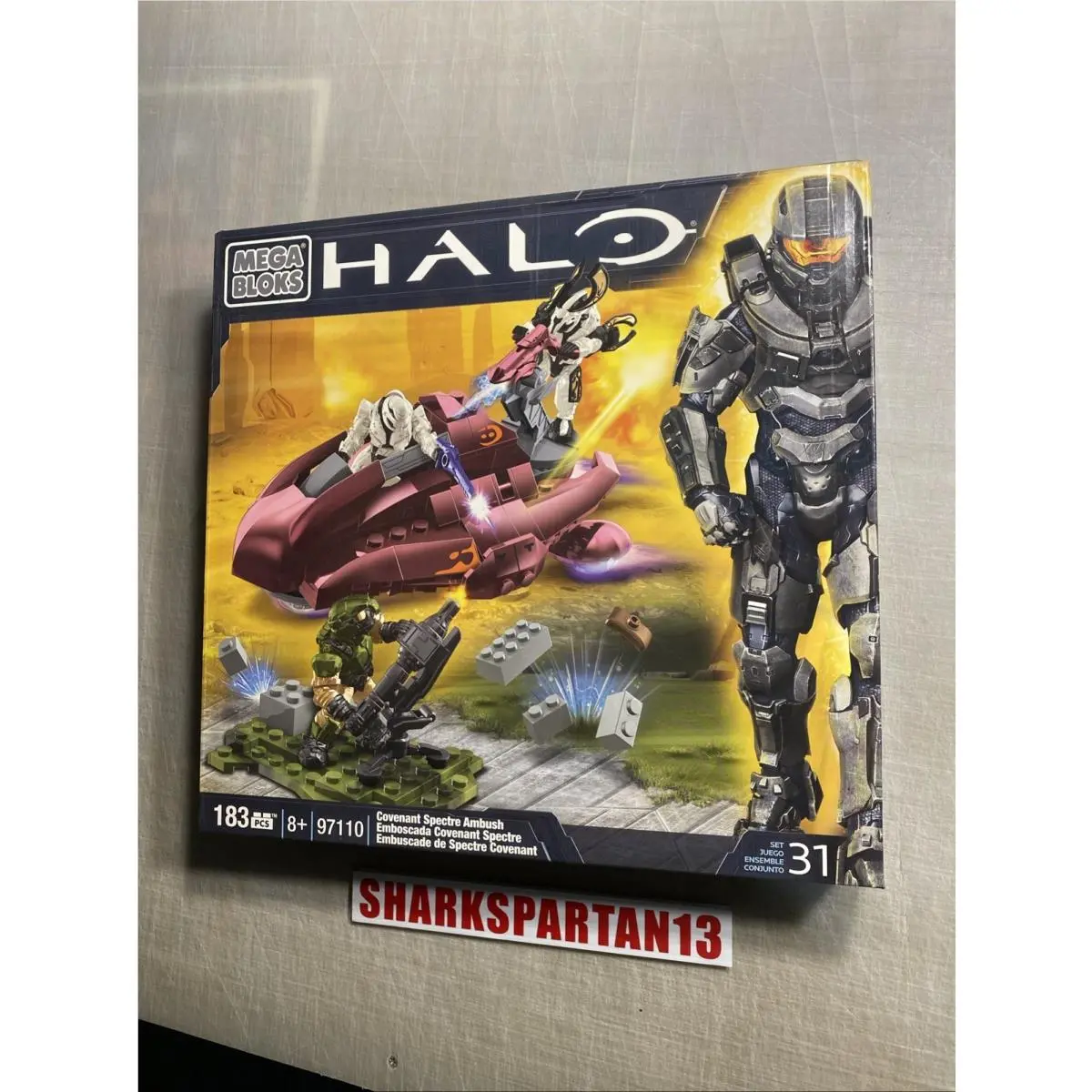 Mega Bloks Halo Covenant Spectre Ambush Set 97110