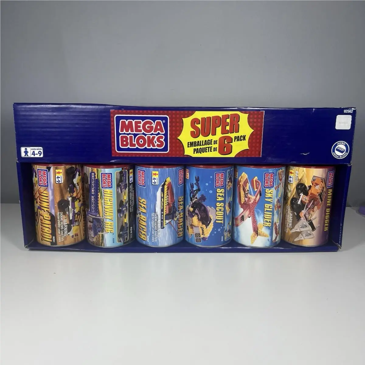 Vintage Mega Bloks Super 6 Pack Sets 1990’s All Sets