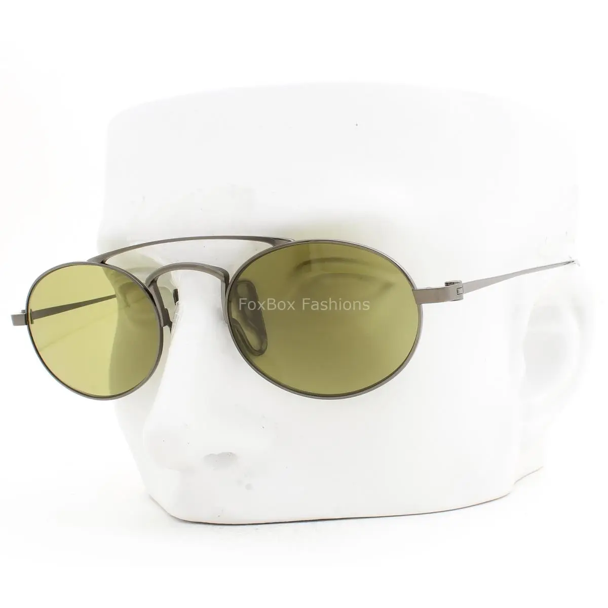 Sunglasses AR6161T 3385/2 Gunmetal Titanium Green Lens with Case by Giorgio Armani