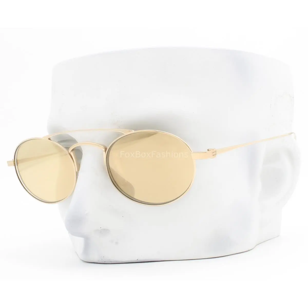 Sunglasses 18K Plated Pale Gold Titanium AR6161T 30130W with Case by Giorgio Armani