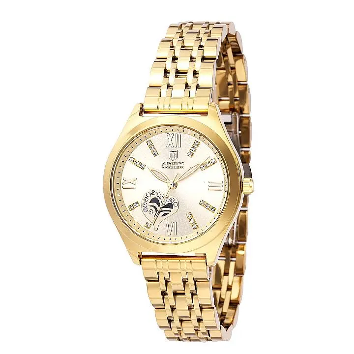 Montres Prestige x  MPW-0014 Women`s Gold Open Heart Watch 33.5mm by Invicta