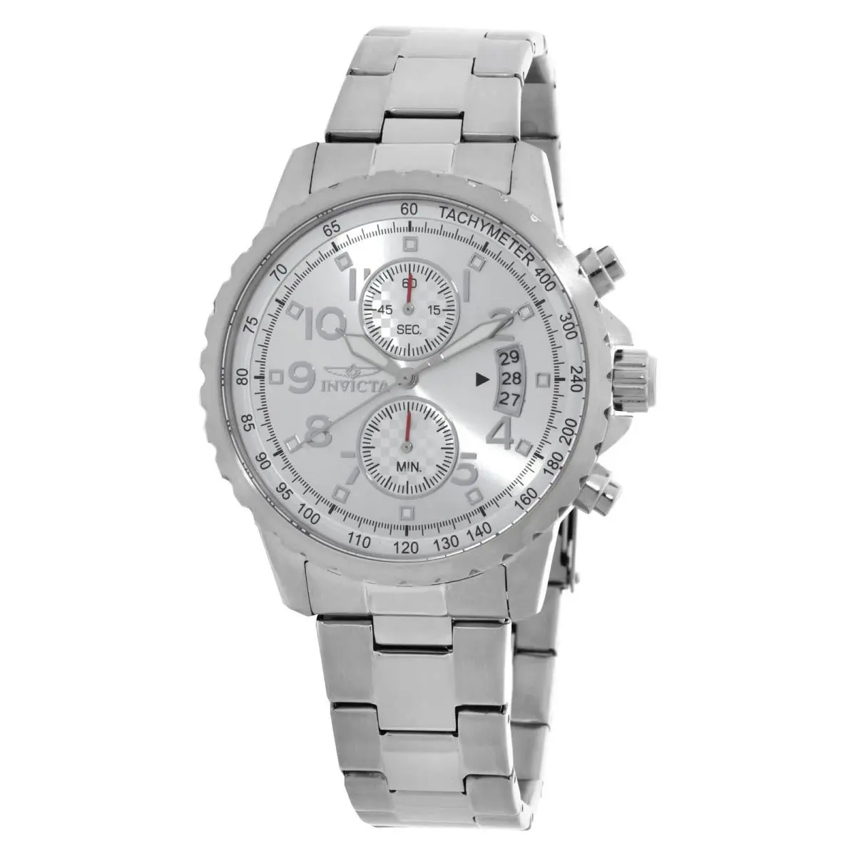 Invicta Specialty Veloquence Chronograph Quartz Silver Dial Men`s Watch 69791