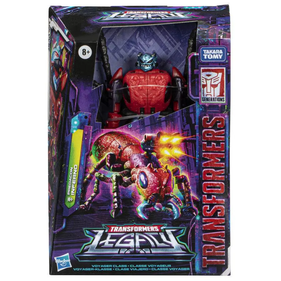Hasbro Transformers Generations Legacy Voyager Class Predacon Inferno 7 Action