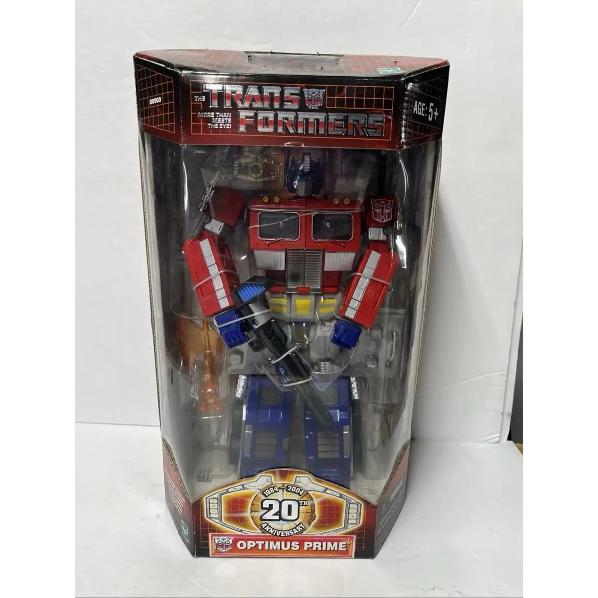 Optimus Prime 2003 Hasbro Transformers 20th Anniversary Action Figure Nisb