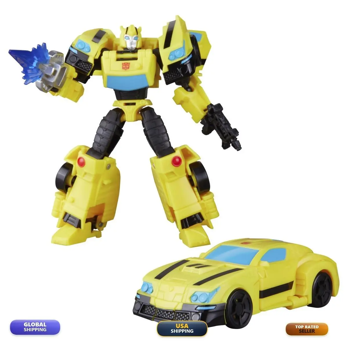 Transformers Prime Changers Bumblebee Action Figure Changes From Robot Toy Car