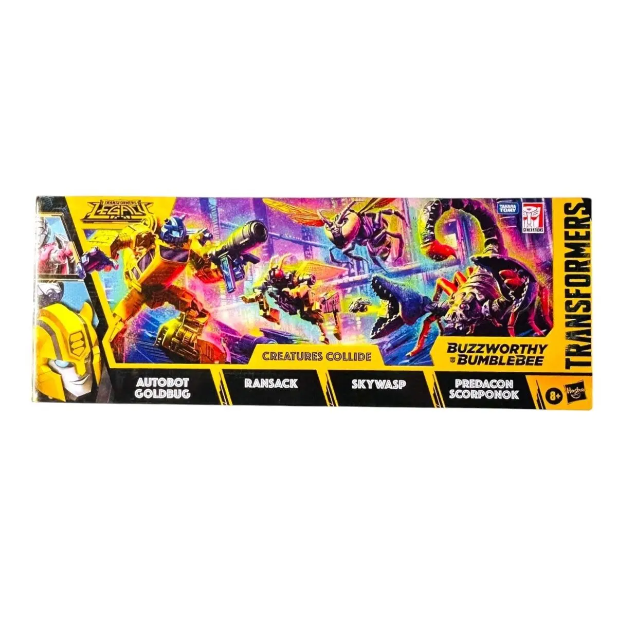 Transformers Legacy Creatures Collide Buzzworthy Bumblebee 4-Pack