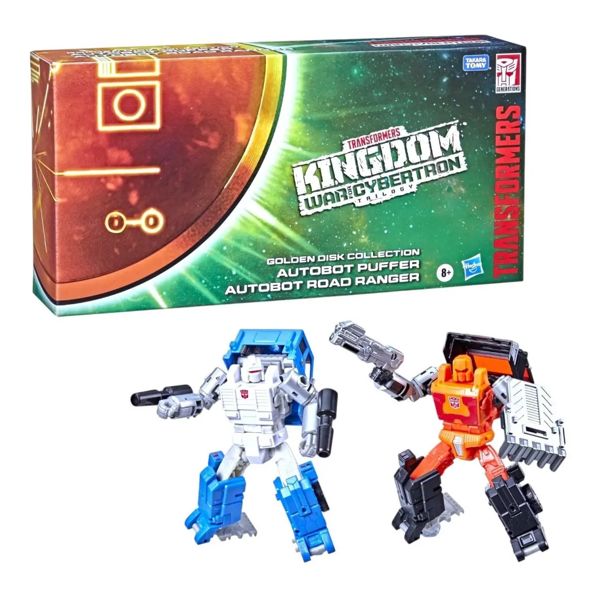 Transformers Kingdom Golden Disk Puffer Road Ranger Set Exclusive