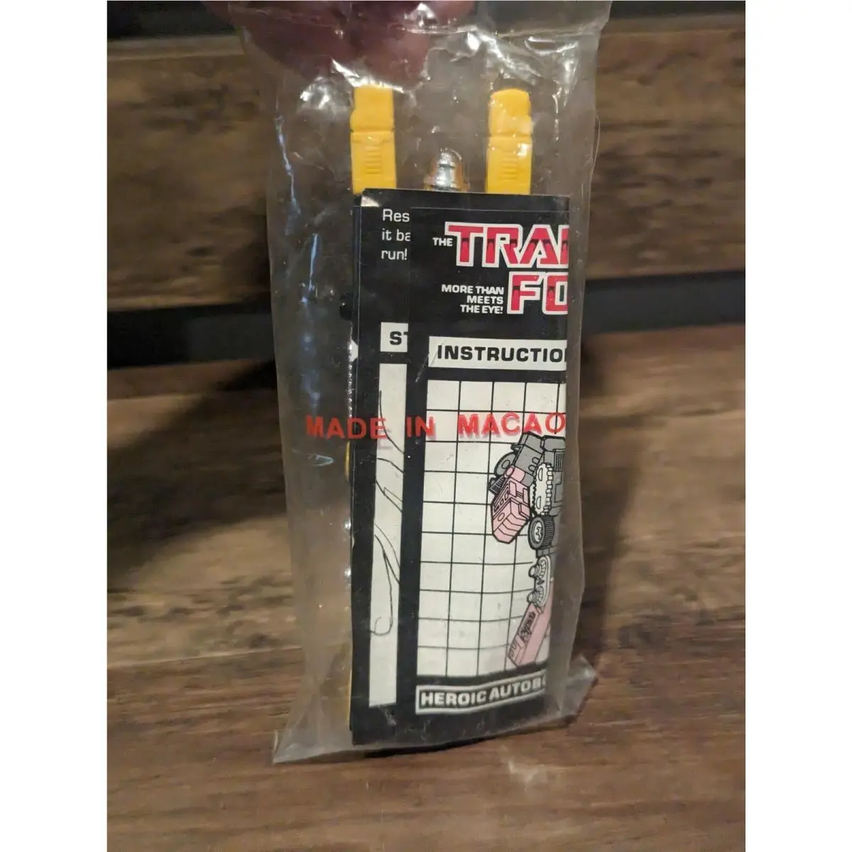 Transformers G1 1984 Powerdashers Drill Power Dasher Mail Away Action Figure Toy