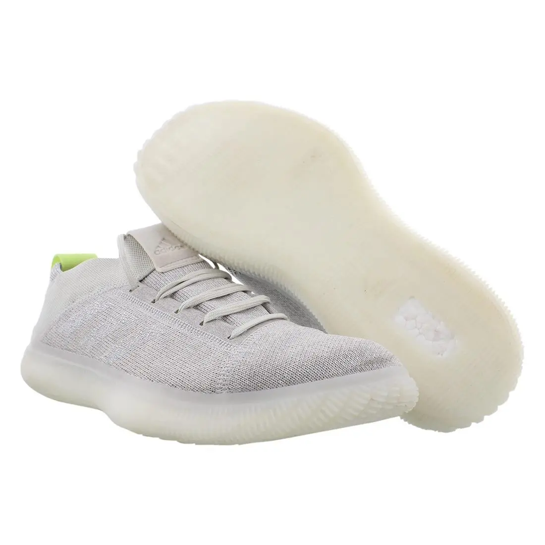 Adidas Pureboost Trainer Womens Shoes - Raw White/Footwear White/Hi-Res Yellow, Main: Multi-Colored