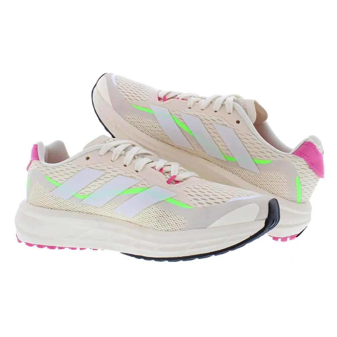 Adidas shoes - Beige/Green, Main: Beige 1