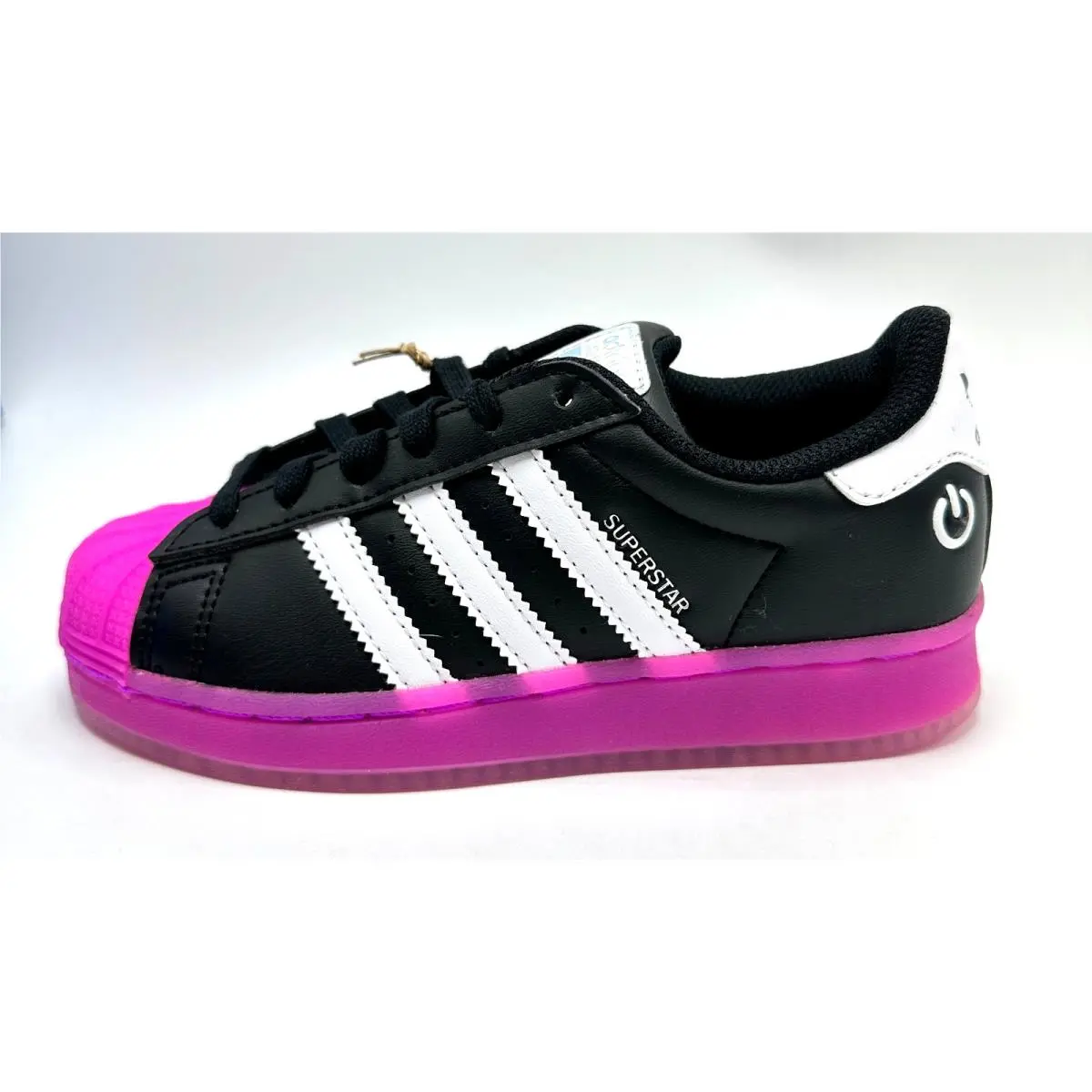 Adidas shoes - ADIDAS Superstar LED Lights C - Core Black/Purple Burst/Cloud White 1