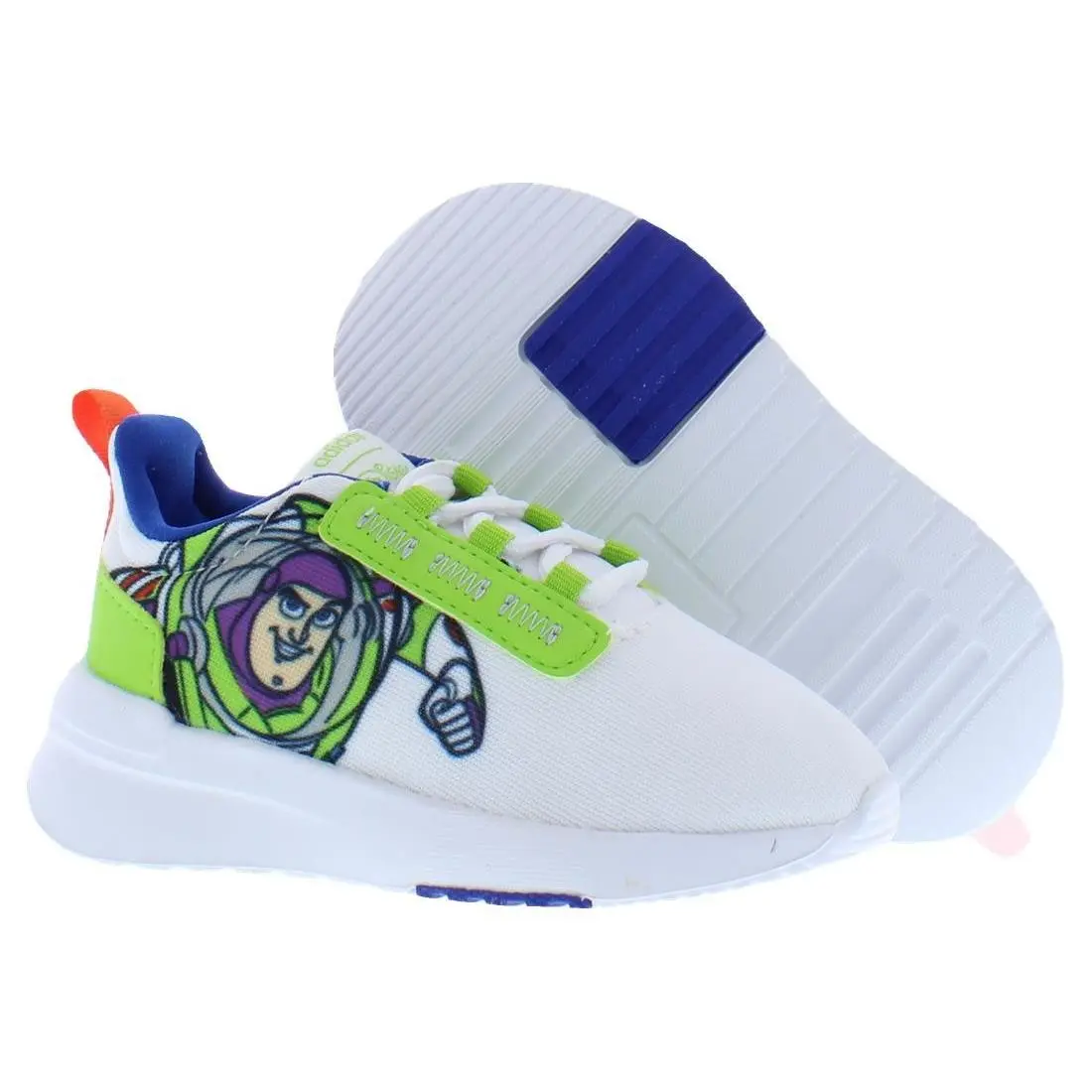 Adidas shoes - GY6646 - GY6646 - Cloud White/Cloud White/Semi Solar Green, Main: White 4