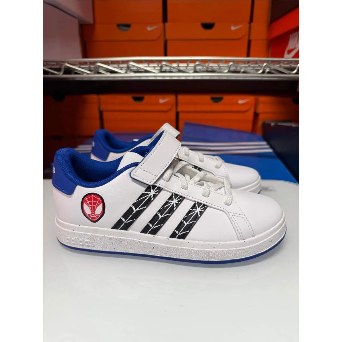 Adidas Kids GS Grand Court Marvel Spider-man Shoes IF0925