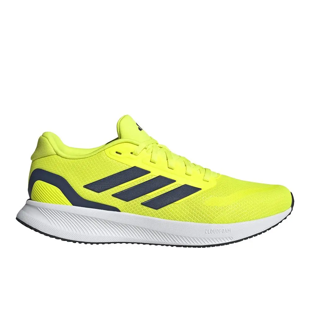 Runfalcon 5 Running Mens Yellow Sneakers Athletic Shoes SB1158-JQ6980 by Adidas