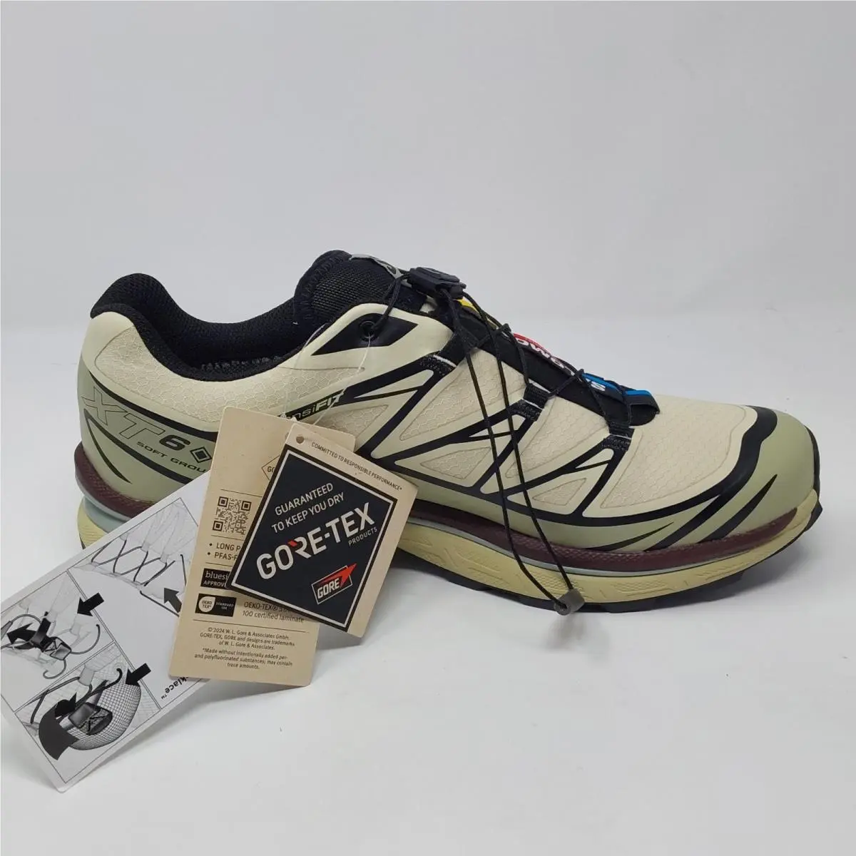 Salomon shoes - Salomon XT-6 GORE-TEX - L49202200 - Green (UPC: 198720321311) 12