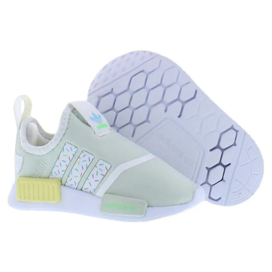 Adidas Nmd 360 Infant/toddler Shoes - Linen Green/Footwear White/Almost Yellow, Main: Green