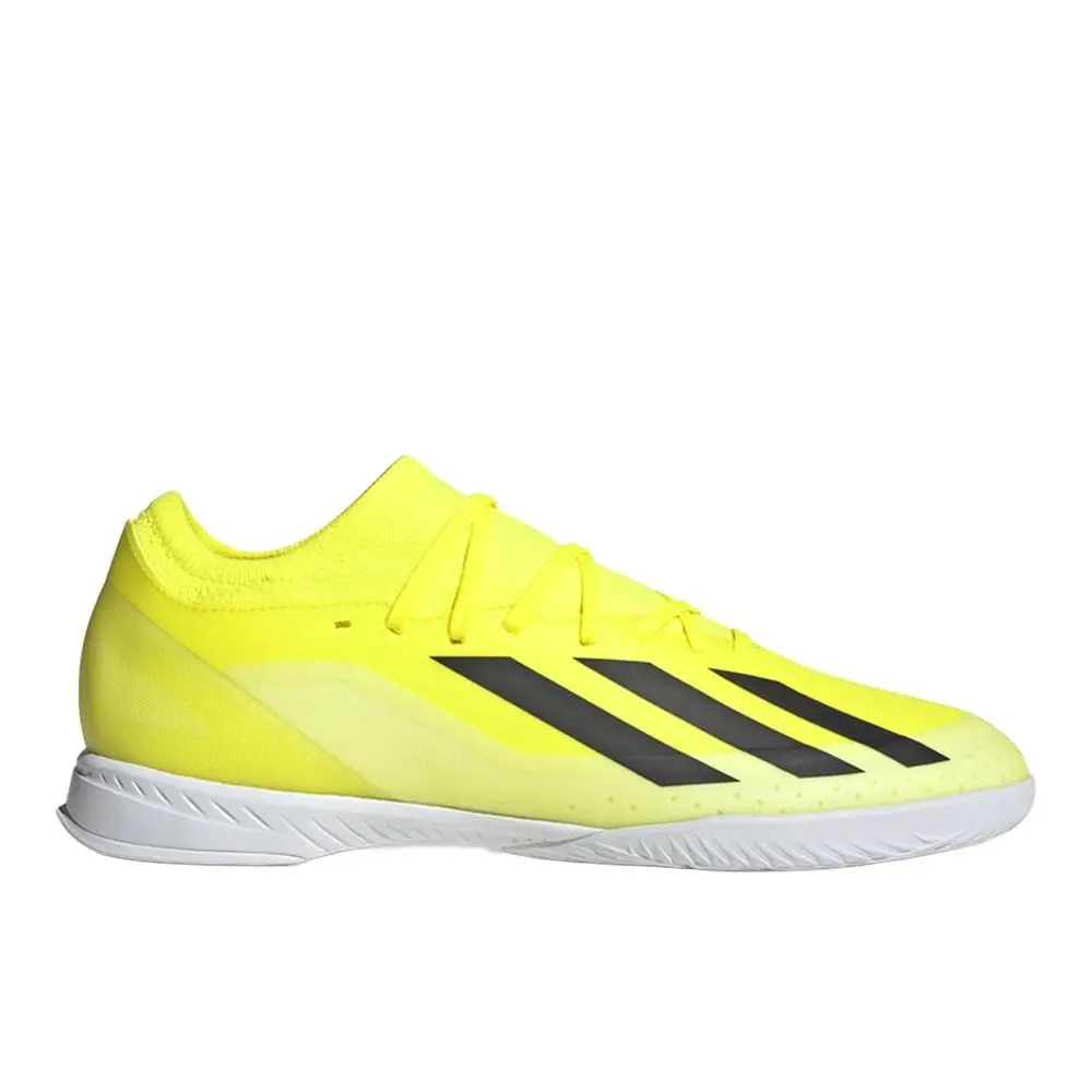 Adidas X Crazyfast League Indoor Mens Yellow Sneakers Athletic Shoes IF0701 - Yellow