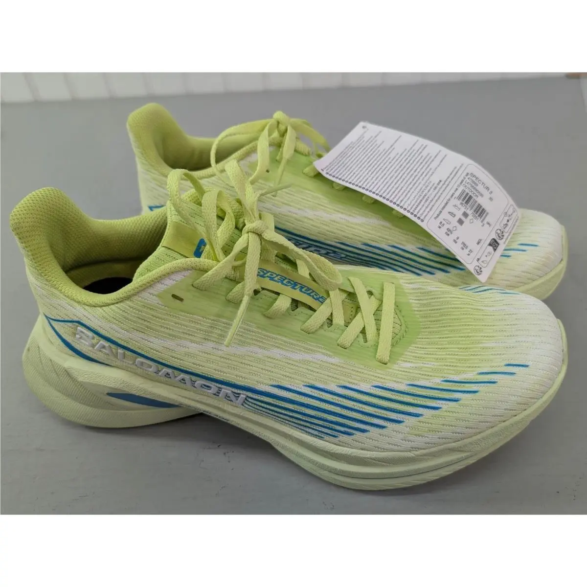 Salomon Spectur 2 Men`s Trail Running Shoes L47566900 Lime Green Blue Size 9