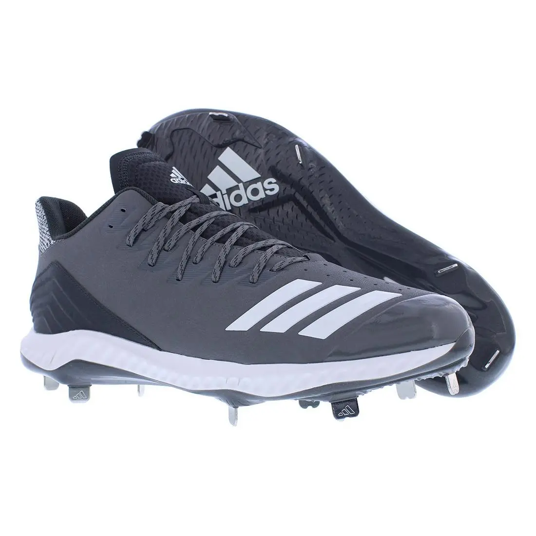 Adidas Icon Bounce Mens Shoes - Grey Four/Footwear White/Carbon, Main: Grey