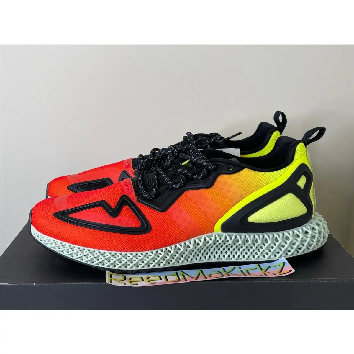 Adidas ZX 2K 4D Heatmap Solar Yellow Mens FV9028