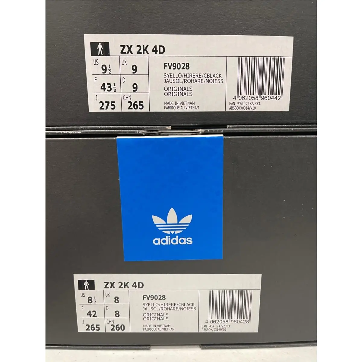 Adidas shoes - Adicas ZX 2K 4D - Adicas - FV9028 - Solar, Manufacturer: Solar Yellow 5